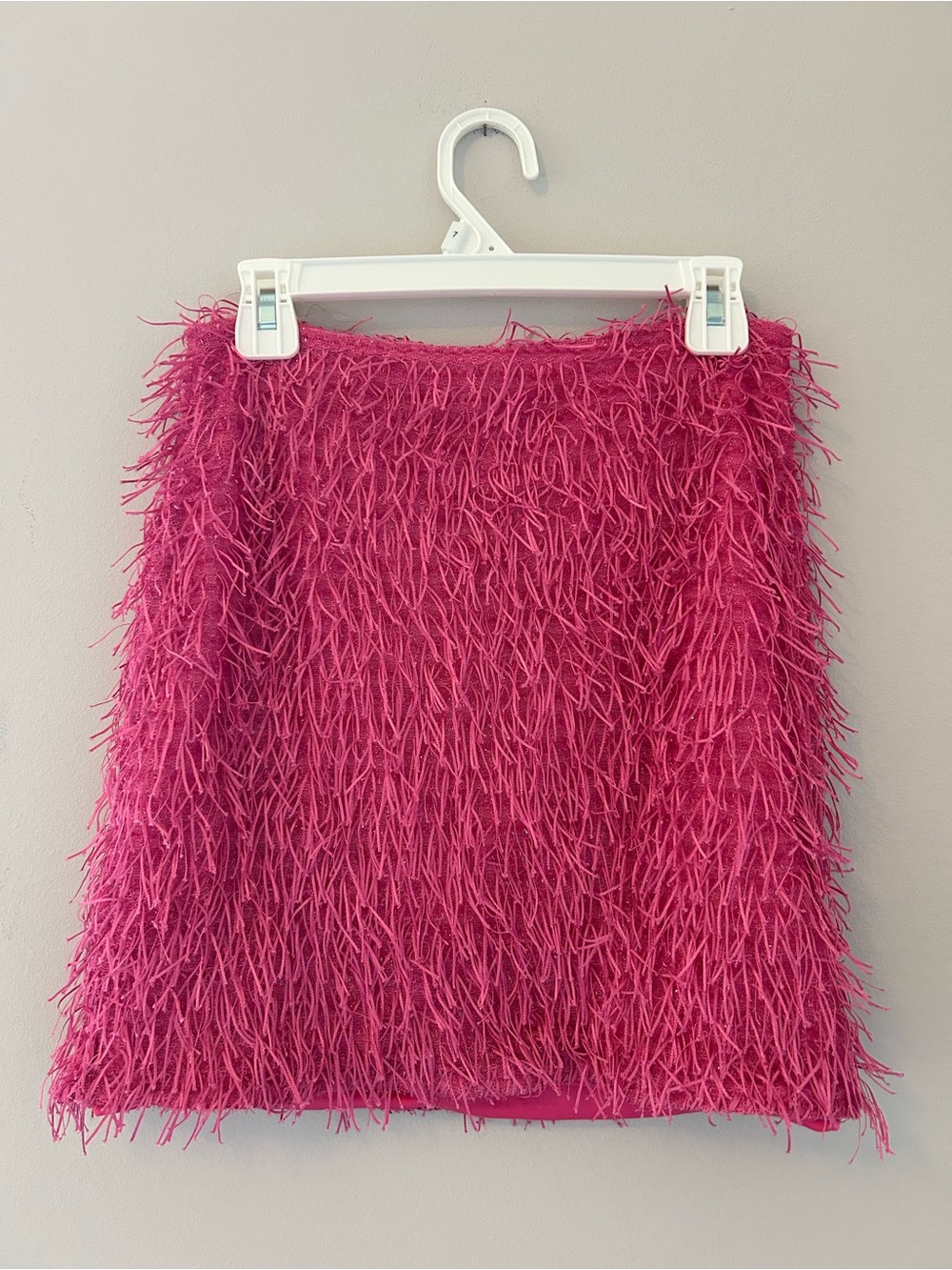 Altar’d State Pink Fringe Skirt Size XS